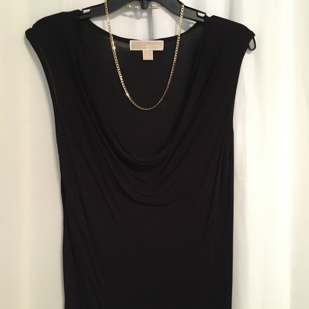 Michael Kors Sleeveless Cowl Neck Top S